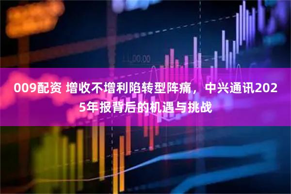 009配资 增收不增利陷转型阵痛，中兴通讯2025年报背后的机遇与挑战