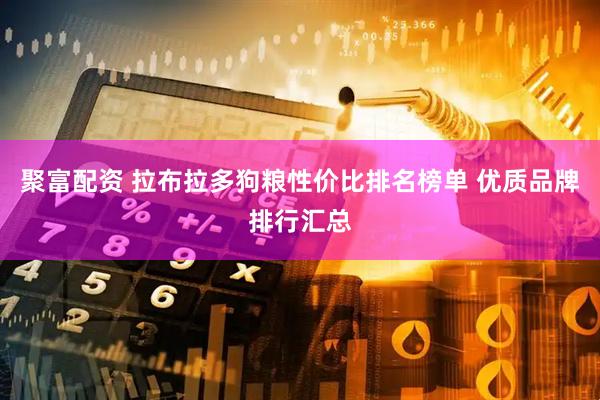 聚富配资 拉布拉多狗粮性价比排名榜单 优质品牌排行汇总