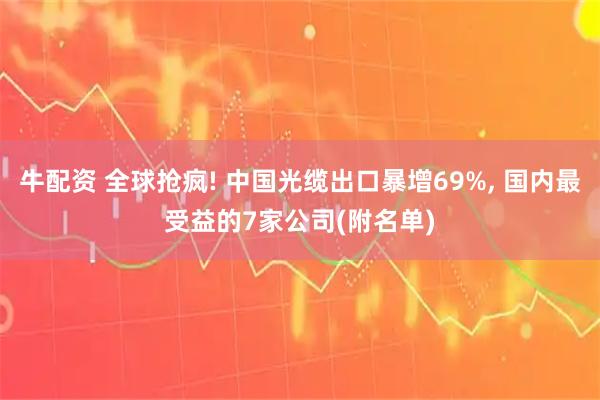 牛配资 全球抢疯! 中国光缆出口暴增69%, 国内最受益的7家公司(附名单)